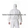 3M 4545 White Hooded Coverall: Dust & Splash Protection, Antistatic