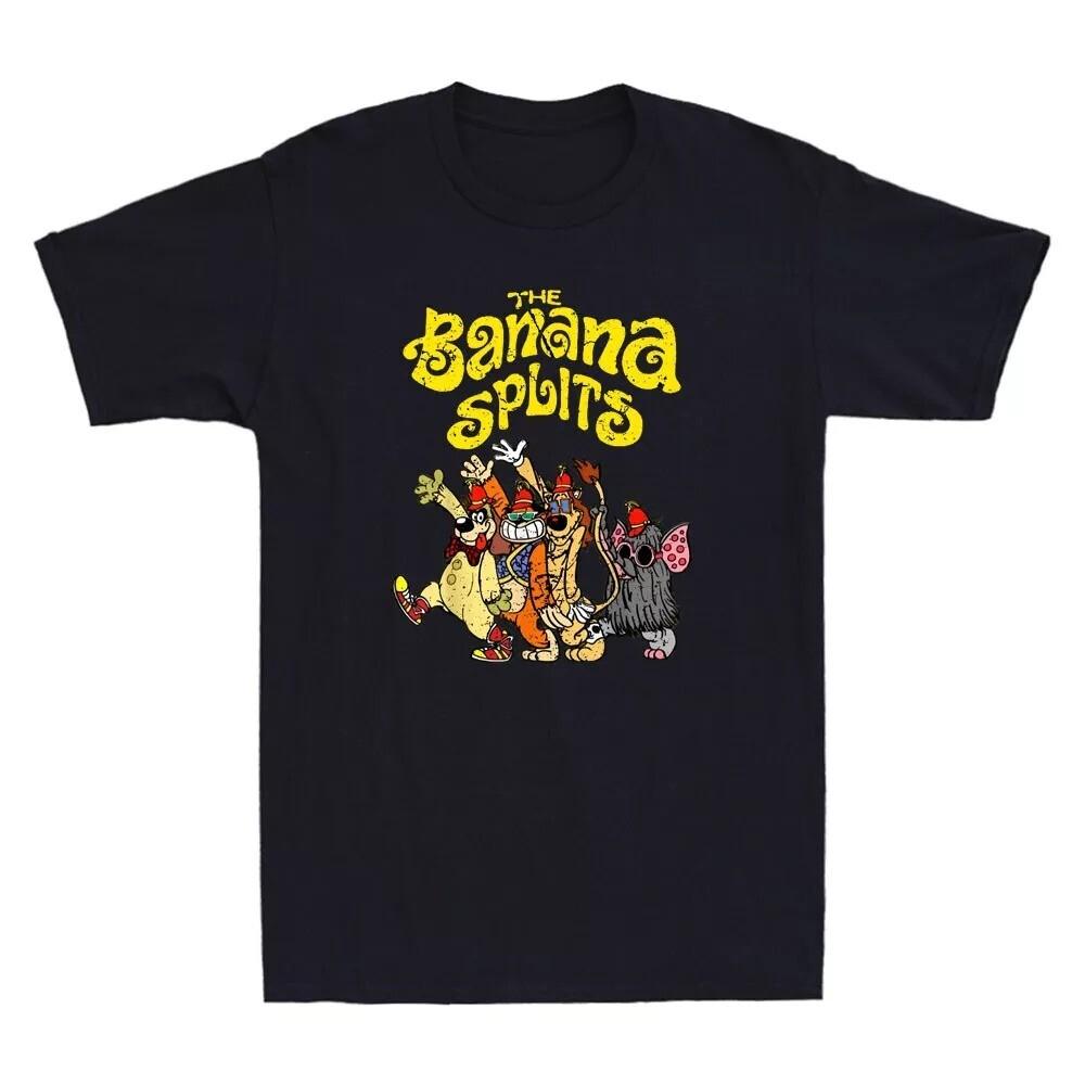 The Banana Splits Funny Cartoon Meme Animals Lover Gifts Vintage Men's T-Shirt Unisex T-Shirt