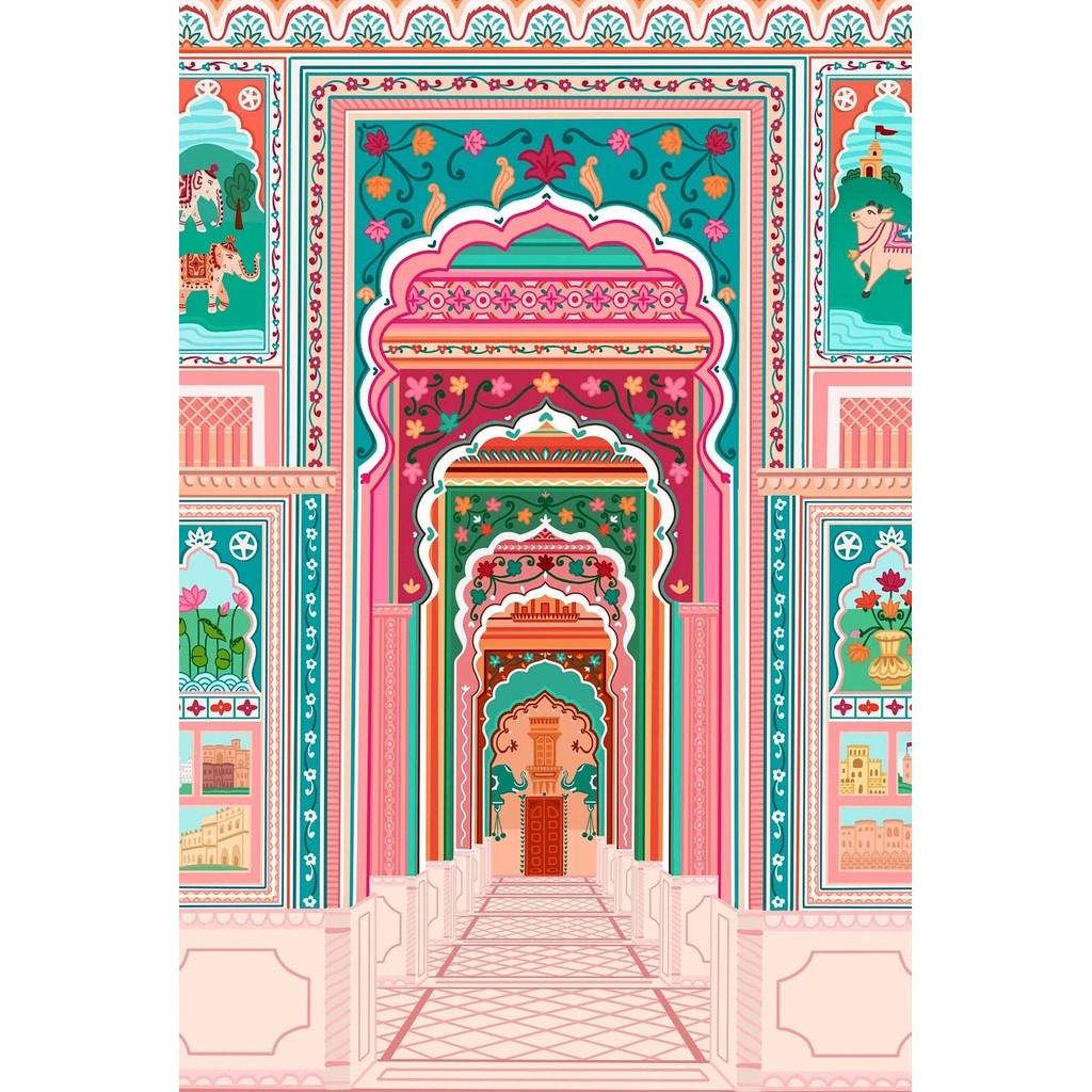 Nordic Morocco Marrakech Cappadocia India Gate Travel City Poster Landscape Canvas  Wall Art for Living Room Home Decor