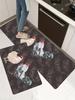 1Pcs Anti Fatigue Kitchen Rugs Chicken Print Waterproof Non-Slip Thick Cushioned Kitchen Mat Heavy Duty Comfort Standing Mat for Kitchen