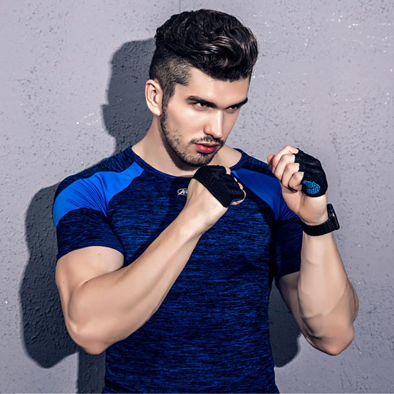 Перчатки для фитнеса и спортзала, полуперчатки с четырьмя пальцами для мужчин и женщин, силовые перчатки для поднятия тяжестей, бодибилдинга, защита рук от скольжения, фитнес-упражнения
