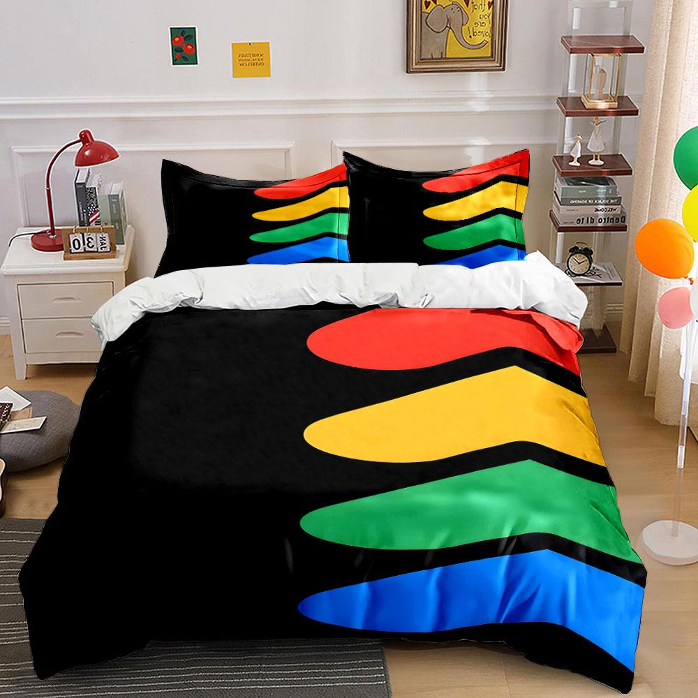 Colorful abstract arrow shapes. Bedding sets Duvet cover sets Duvet covers Pillowcases(1*Duvet Cover 2*Pillowcases without duvet insert)
