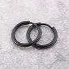 6 Pairs Hypoallergenic Stainless Steel Black Cubic Zirconia Stud Earrings Set For Men And Women Simple Fashion Jewelry