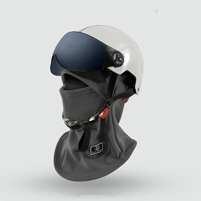 Теплая флисовая пыленепроницаемая шапочка Зимняя бархатная повязка Ветрозащита Защита ушей Шапка-шлем Защита лица Унисекс Для активного отдыха Велоспорт Лыжи