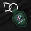 HTGF6 Car Key Chain shield Shape Perfect Exquisite Keyring Jewelry For Alfa Romeo giulia stelvio giulietta 159 147 156 166 Accessories
