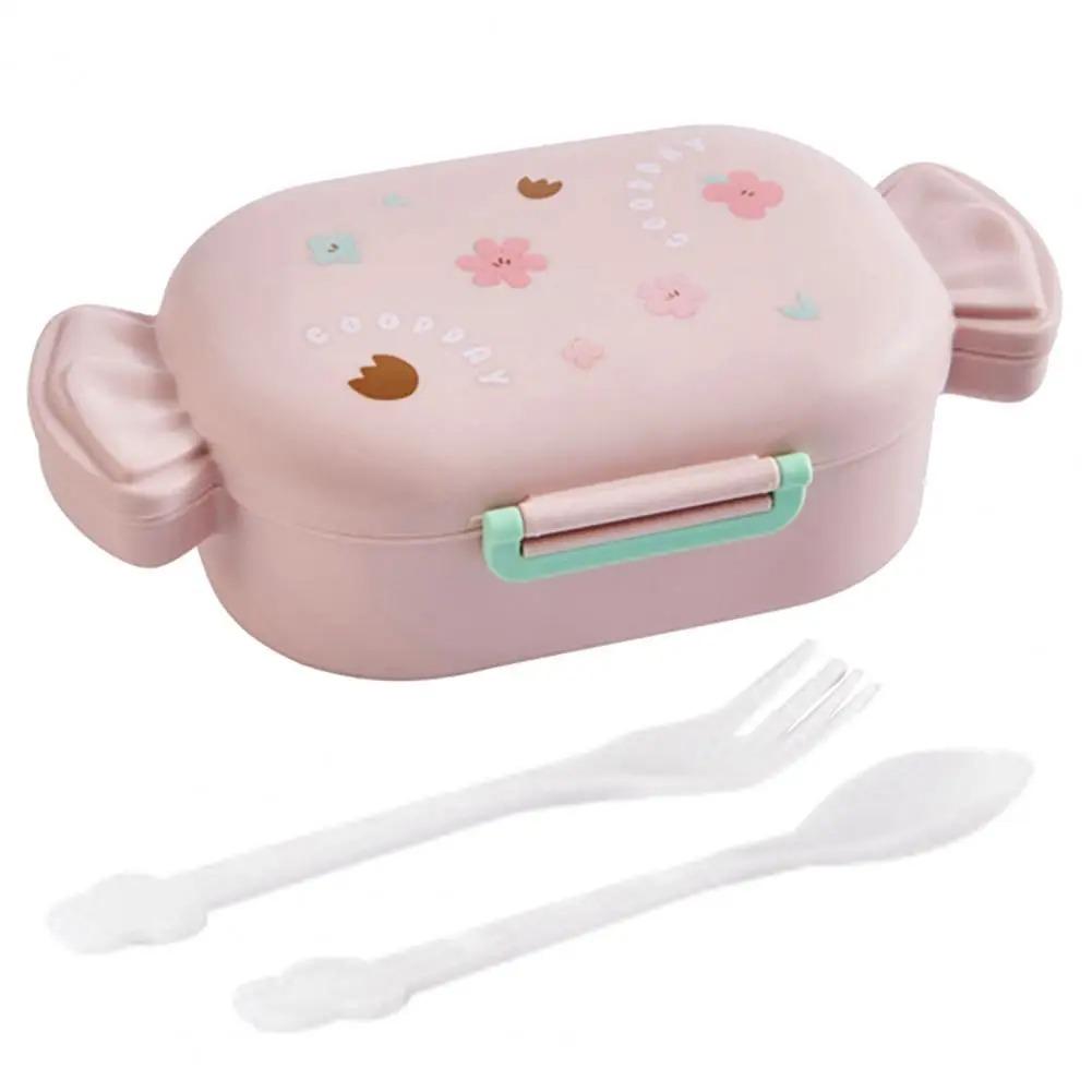 Ланч-бокс Bento для детей, кавайные мультяшные студенты, милая лягушка, коробка для сэндвичей, фруктовый контейнер, переносная коробка для пикника