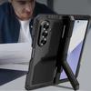Металлический трехкомпонентный чехол для телефона Z-Fold7 с подставкой, шарниром и слотом для стилуса - Ударопрочная жесткая накладка для Fold7