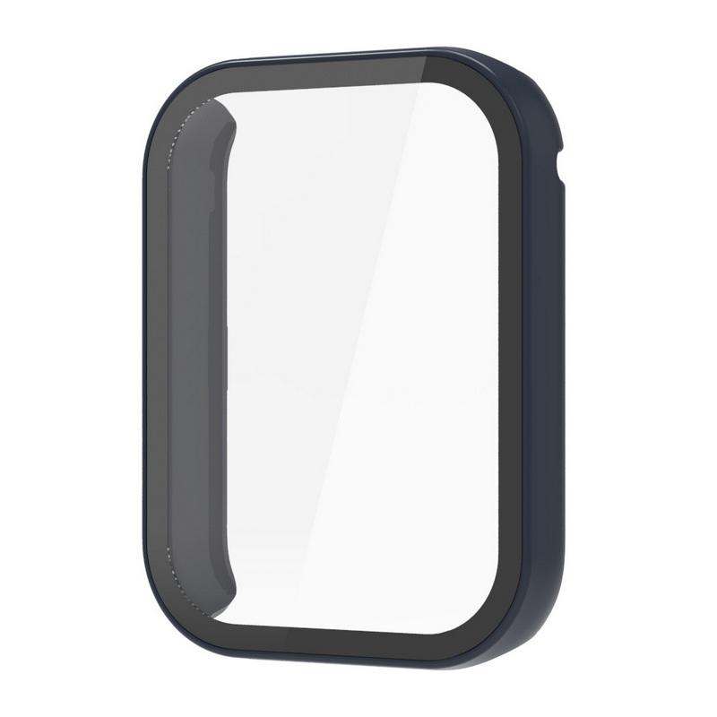 Чехол для Xiaomi Mi Watch Band 8 Pro 7 Pro PC, твердое закаленное стекло, защитный экран, универсальный бампер, одноцветные чехлы для часов, аксессуары