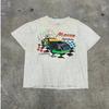 Т-shirt Nascar 90-х Macon Speedway Винтажный Серый Размер XL