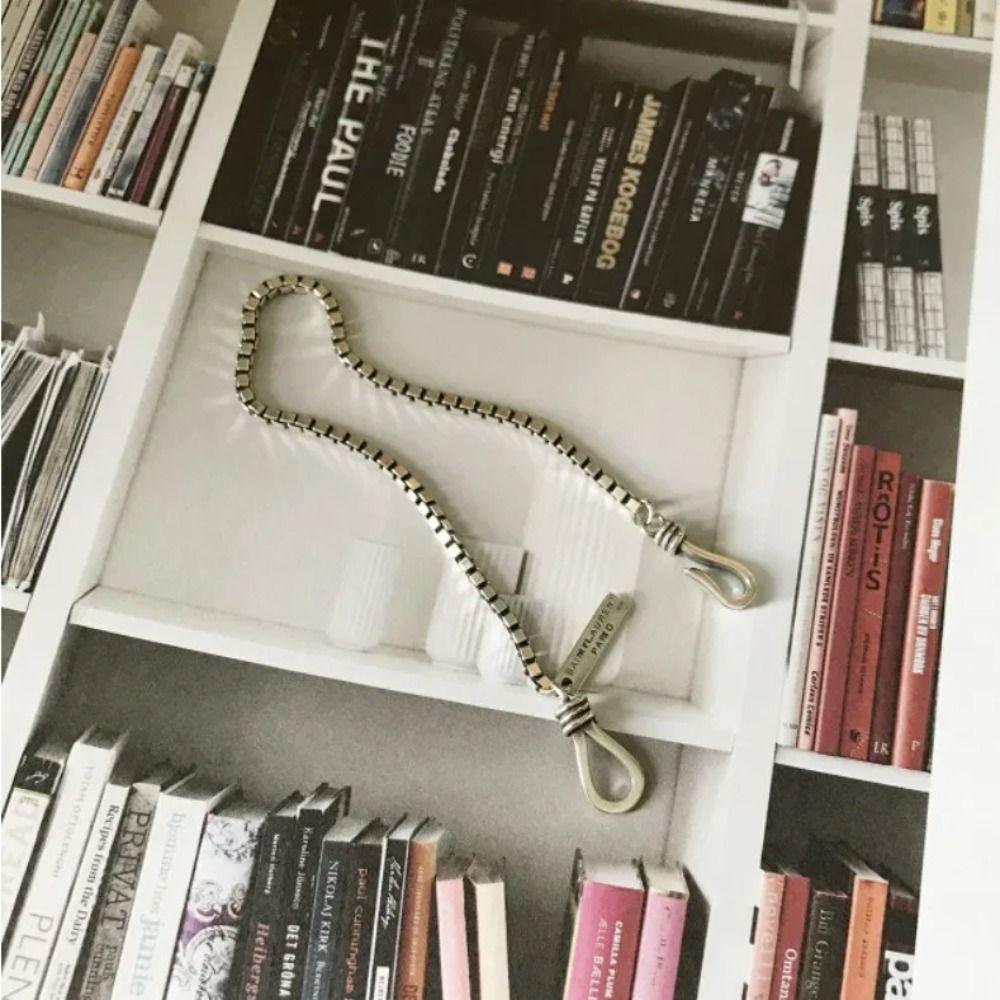 Шарм Геометрический Браслет Простой Винтажный Массивный Коробчатая Цепь Модный Простой Браслет Женский