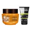 Набор L'Oreal Men's Очищающее средство для контроля жирности и Питательная маска для волос