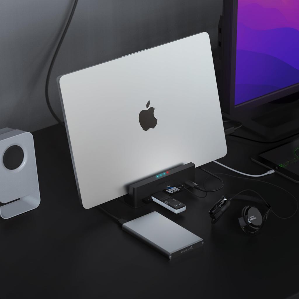 SABRENT Universal Docking Station with Dual Monitor Displaylink Dock for and Smartphones USB-C Laptops, Ultrabooks, Chromebooks, MacBooks, iPads,