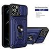Подходит для IPhone17Pro Max Lijia Окно Нажимной Чехол для Мобильного Телефона Apple 12 Магнитное Кольцо Противоударный Защитный Чехол