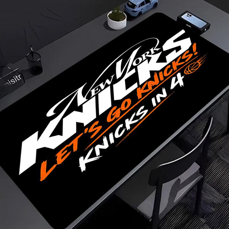 Коврик для мыши с логотипом Knicks - Нескользящая резиновая основа, Гладкая поверхность для работы, игр, офиса и дома, Настольный коврик для мыши