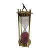 Vintage Revolving Sand Timer Sundial / Nautical Style Hourglass With Sundial / 7" Antique Solid Brass Ship Maritime Hourglass