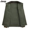 Jeep Мужская двусторонняя куртка-ветровка для улицы