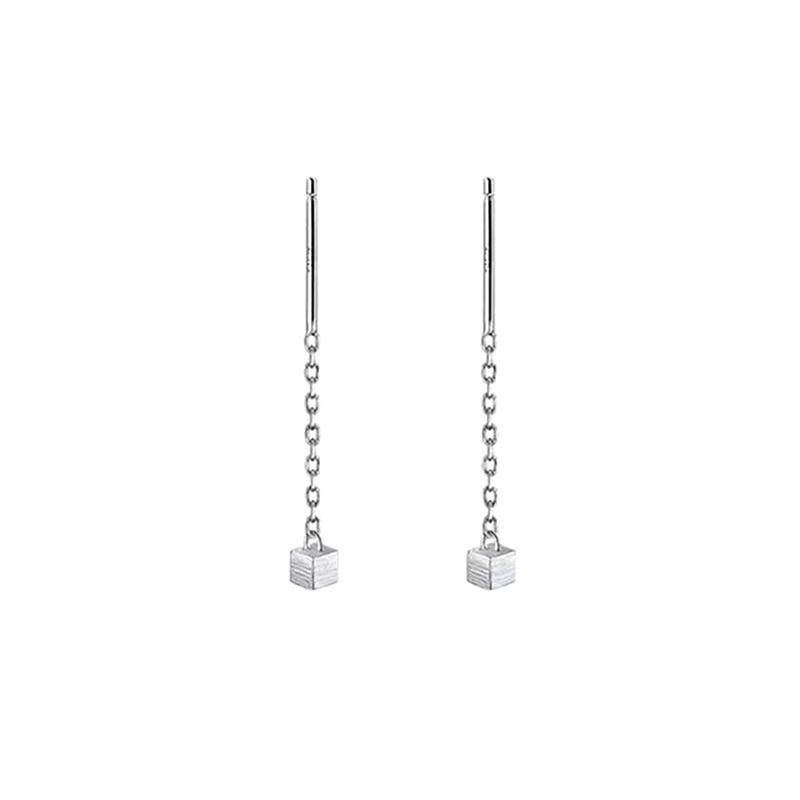 Серьги-капли с кисточками в простом стиле для женщин, длинные висячие серьги