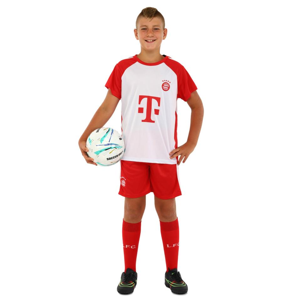 Kid's soccer football uniform jersey and shorts  Bayern Munchen CO-7187
