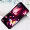 Светящийся силиконовый чехол для телефона с бабочкой для Samsung Galaxy A50 A70 A10 A20e A30 A40 A20s A10s A10e A80 A90 A60 A30s, чехол