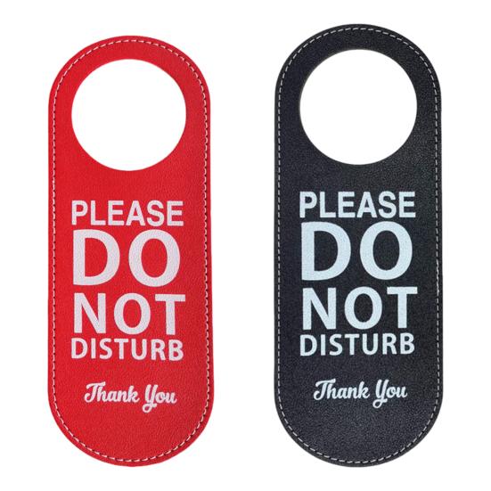 Не беспокоить Дверная вешалка Двусторонняя искусственная кожа Добро пожаловать Пожалуйста, постучите Домашний Офис Дверная ручка Знак Подвесной декоративный орнамент