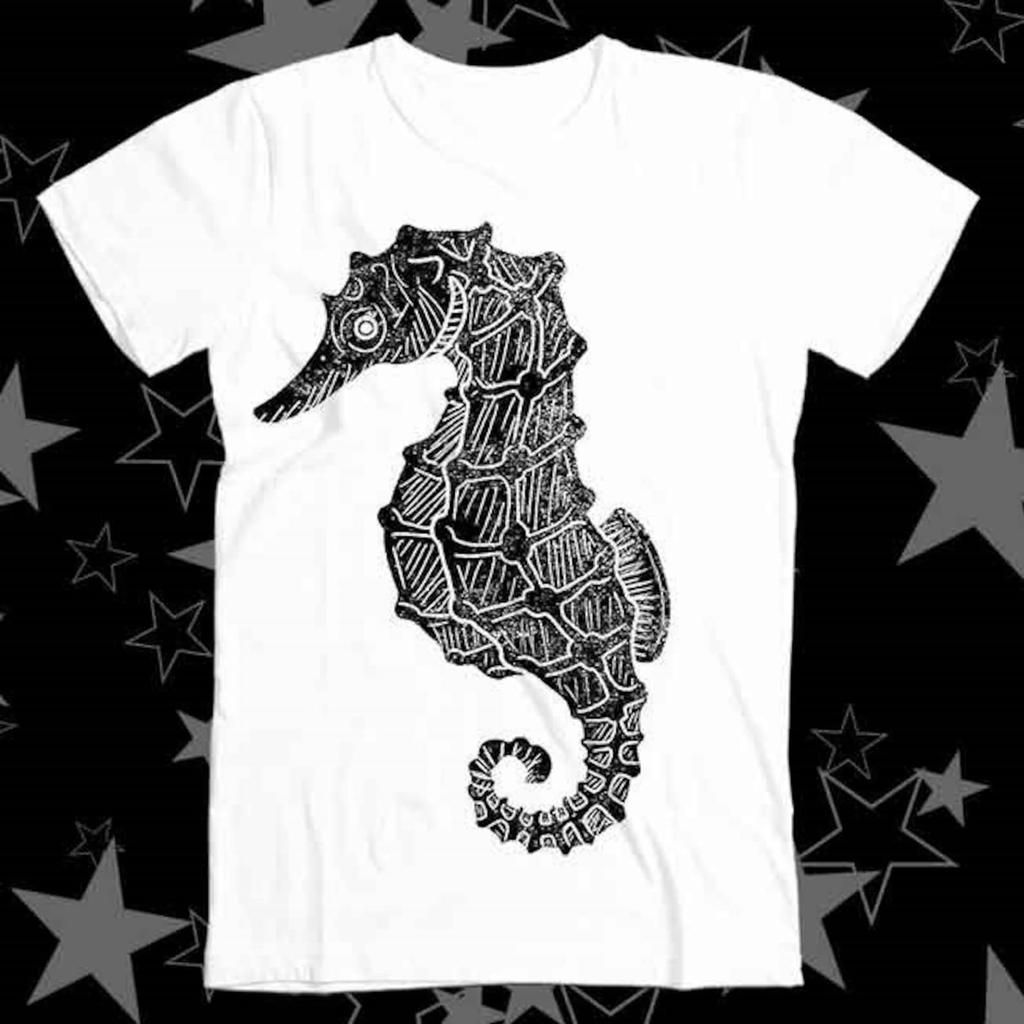 Golden Oceans Seahorse Best Seller Top Tee T Shirt 574
