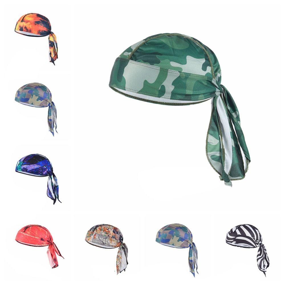 Sunscreen Bicycle Helmet Liner Sweat Breathable Pirate Cap Fishing Sun Cap Cycling Cap Bike
