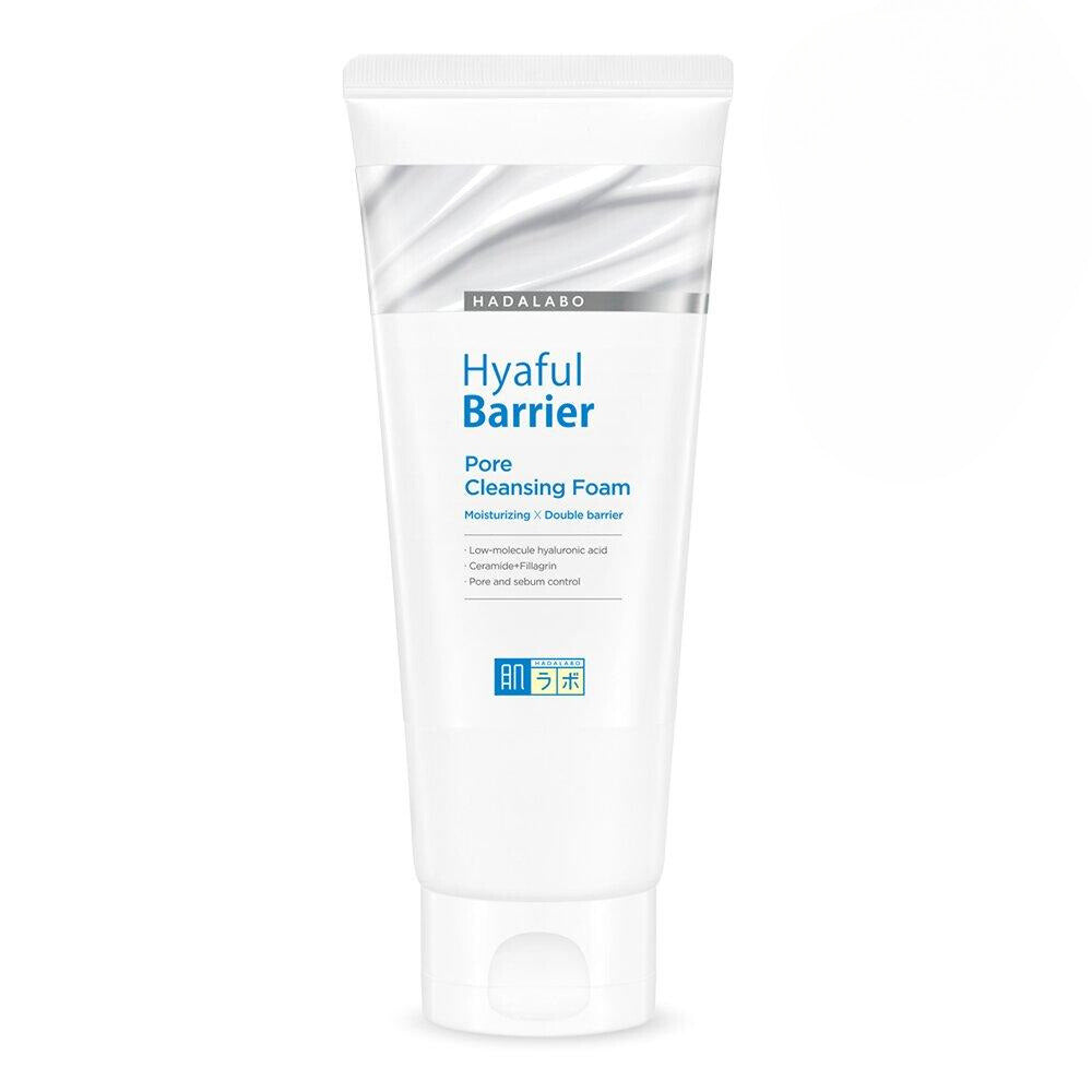 HADALABO Hyaful Барьерная пенка для очищения пор 150г