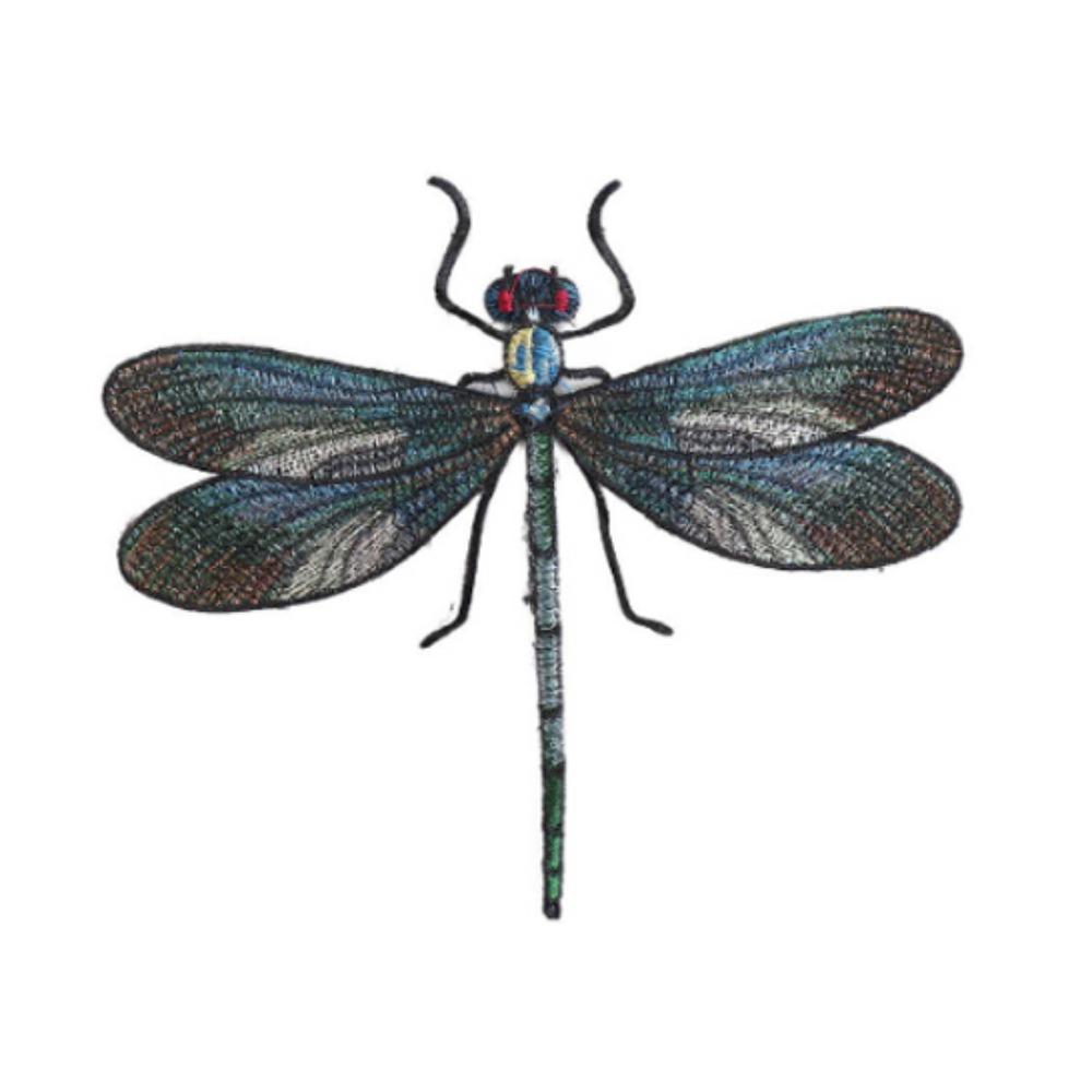 Big Dragonfly DIY Crafts Iron On Patches Embroidery Applique Clothes Patch