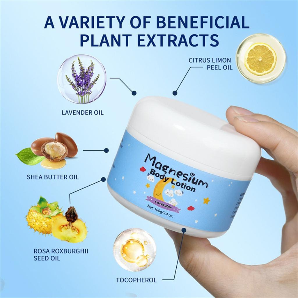 Магниевый лосьон для сна и спокойствия детей: Крем с магнием для местного применения помогает детям успокоиться перед сном и ночью - без мелатонина и лаванды