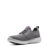 [Clarks] Кроссовки на шнуровке, легкие, Step Urban Low, мужские, серый текстиль, 24,0 см