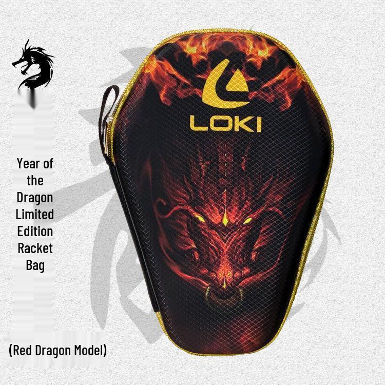 LOKI Thor Table Tennis Racket Case: Portable, Durable, Hard Shell, Large Capacity Bag