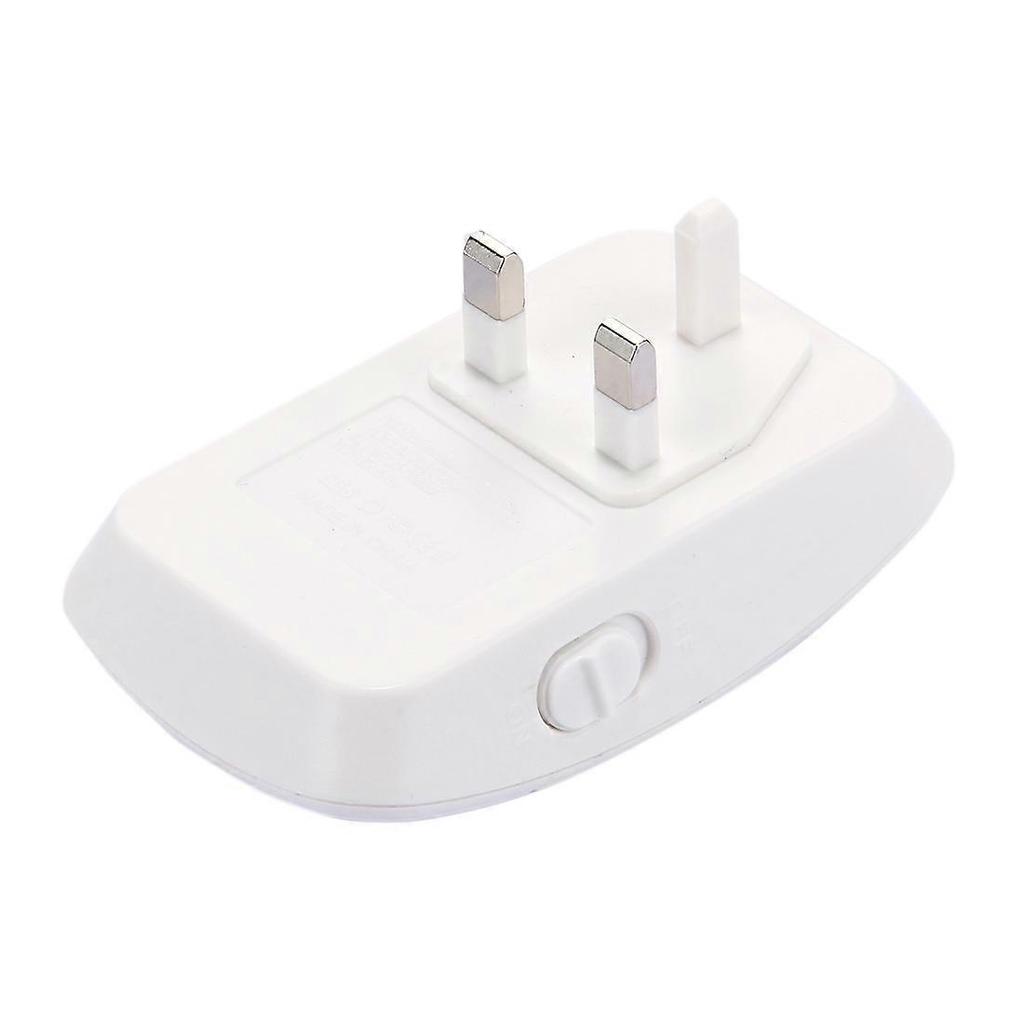 Electronic Ultrasonic Mosquito Rat Pest Control Repeller with LED Light, UK Plug, AC90V-250V(White)
