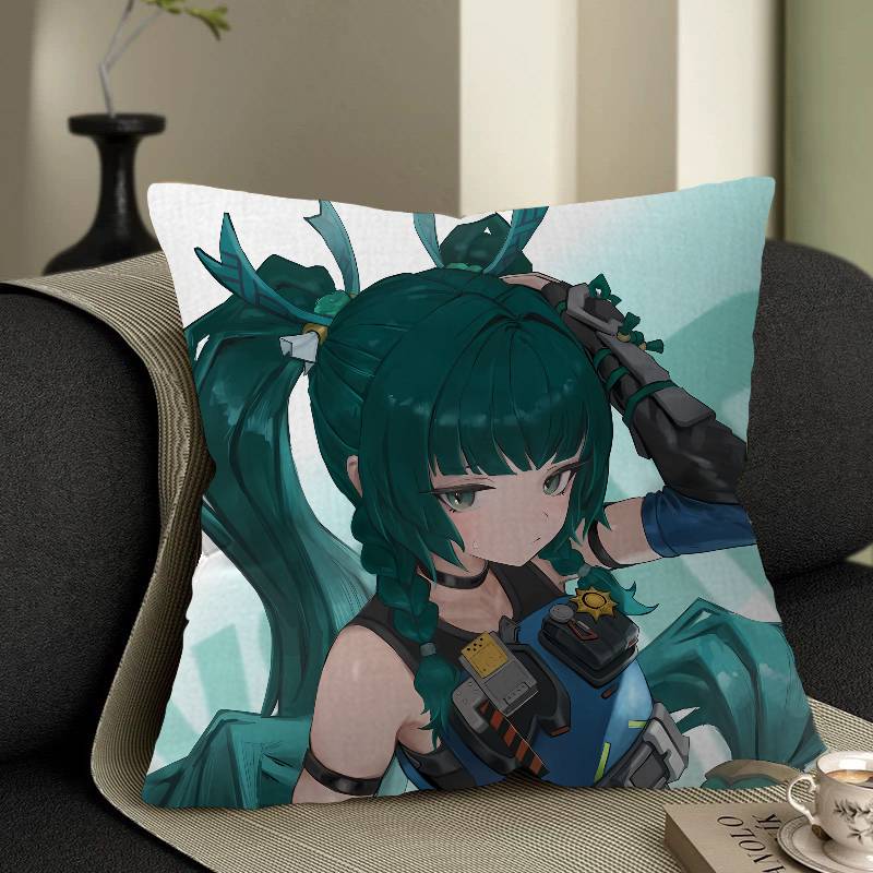 Qingyi Pillowcase toon Gift Cushion Cover Bedroom Home Sofa Chair Seat Decor pillow case