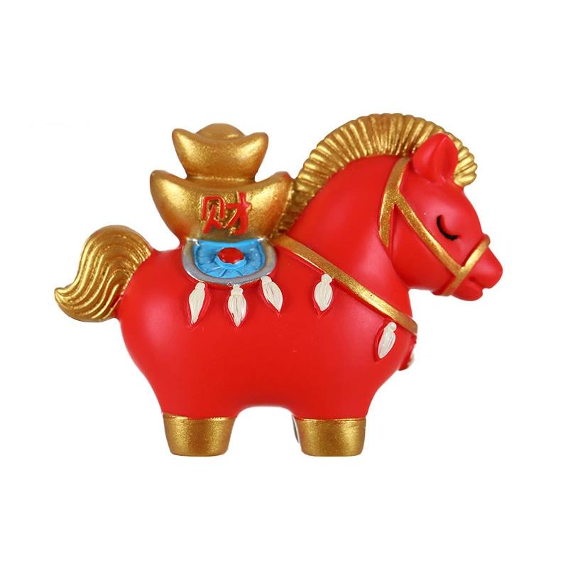 1 шт. Подарочное украшение Праздничный подарок Талисман Сувенирный подарок Украшение в виде лошади Креативное украшение из смолы Домашний декор