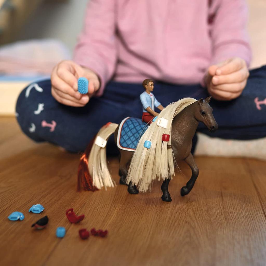 Schleich Horse Club Starter Set Leo and Rocky 42586