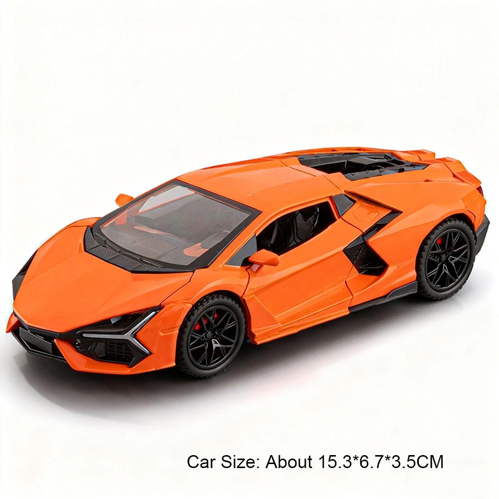 Масштаб 1:32 Revuelto 720S Модель спортивного автомобиля Игрушка Двери открываются Оттянуть Назад Звук Свет Модели суперкаров Подарки для детей