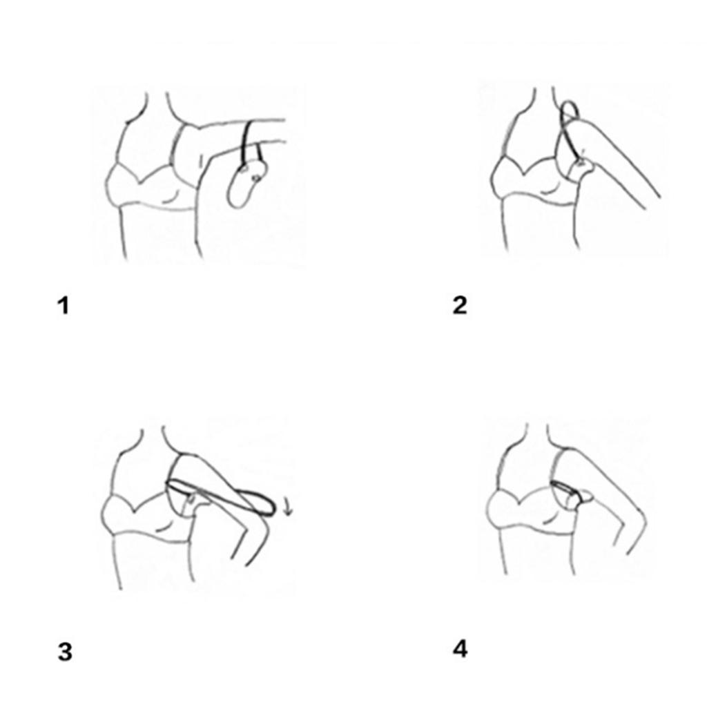 1 пара многоразовых моющихся подушечек для подмышек, впитывающих пот, белые
