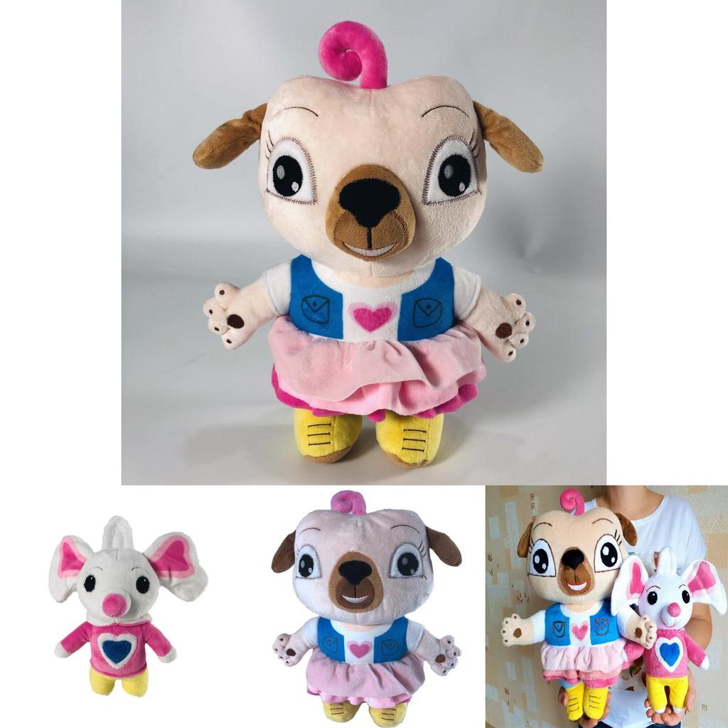 Мягкий набор плюшевых игрушек Чип и Картошка Мопс Мышь Кукла