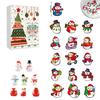 2025 Christmas Snowman Countdown Calendar 24-Day Advent Calendar Deer Hat Tree