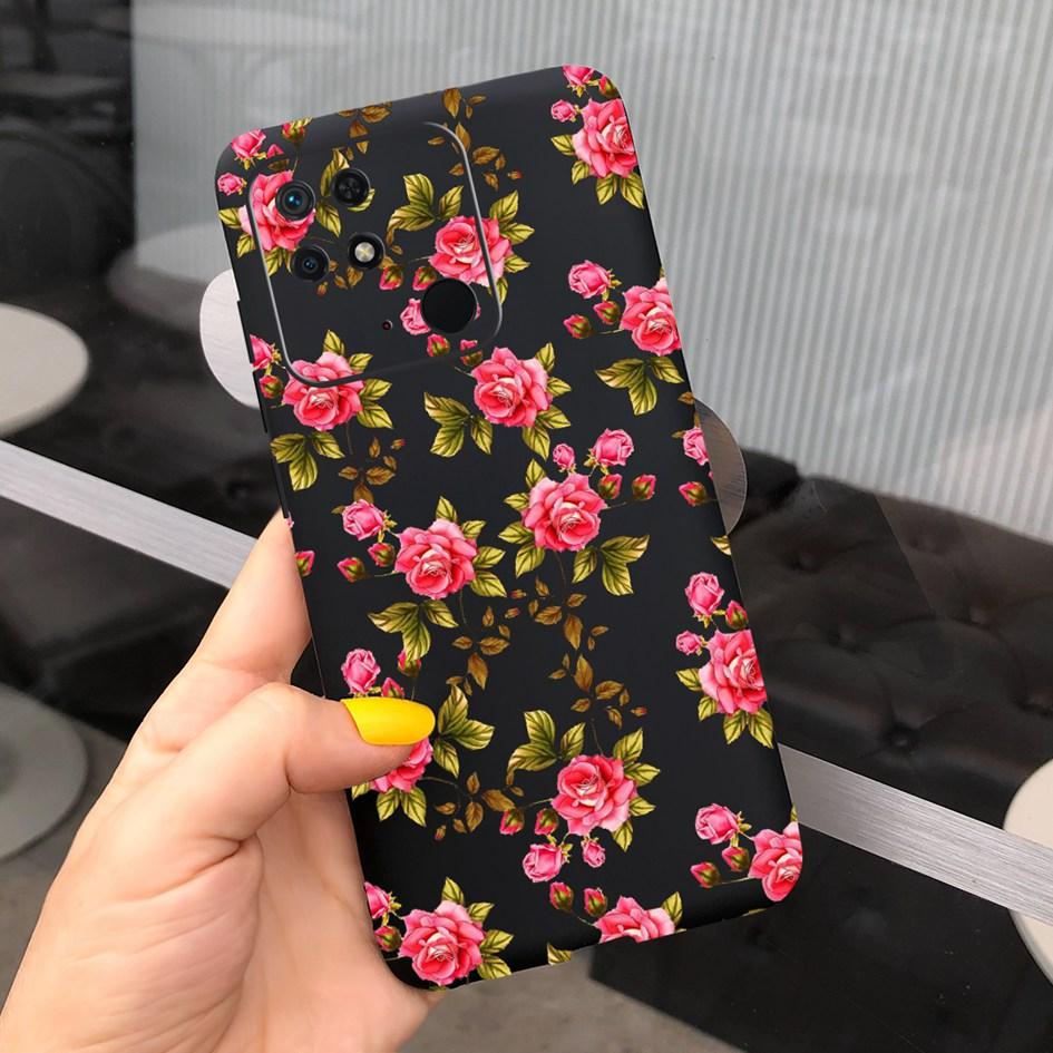 Чехол для телефона Xiaomi Redmi 10C Новый Популярный Цветочный Рисунок TPU Чехол-бампер для Xiaomi Redmi 10C 4G Redmi10C NFC 2022 Мягкий Funda