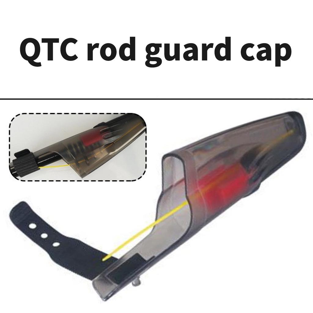 Fishing Rod Top Hat Protector Fishing Rod Tip Cap with Fixing Belt Fishing Accessory Fishing Pole Guide Protection Cover