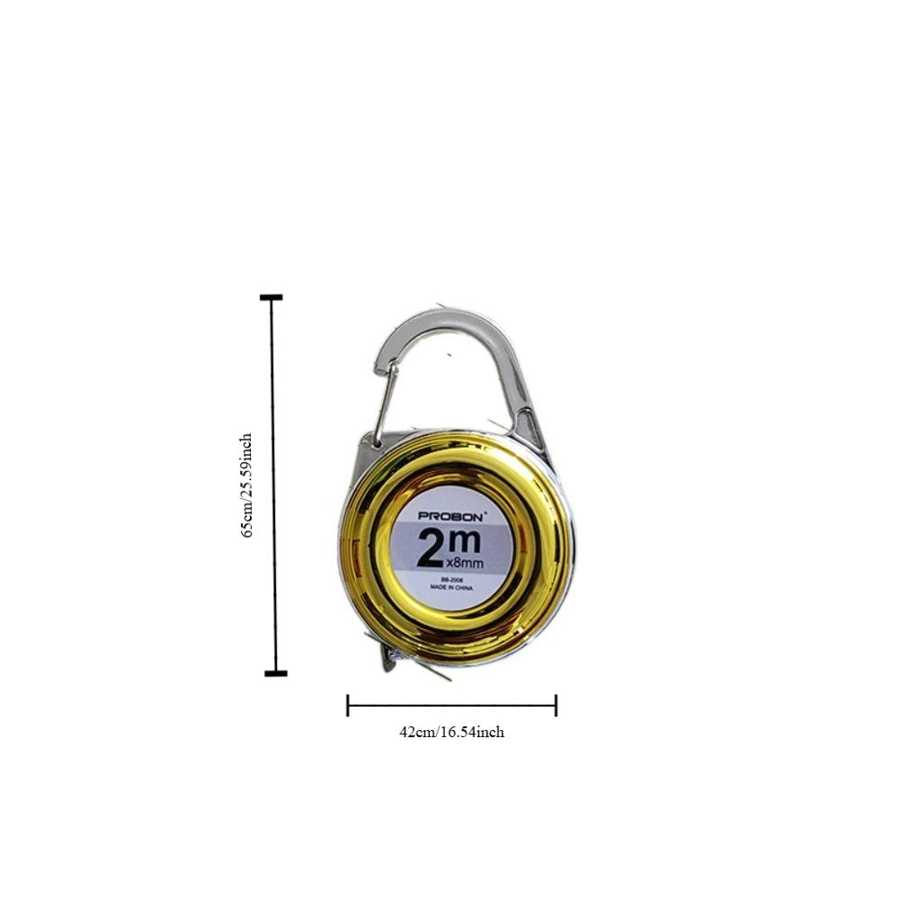Potable Centimeter Inch Keychain 2 Meter Measuring Instruments New Tape Measure