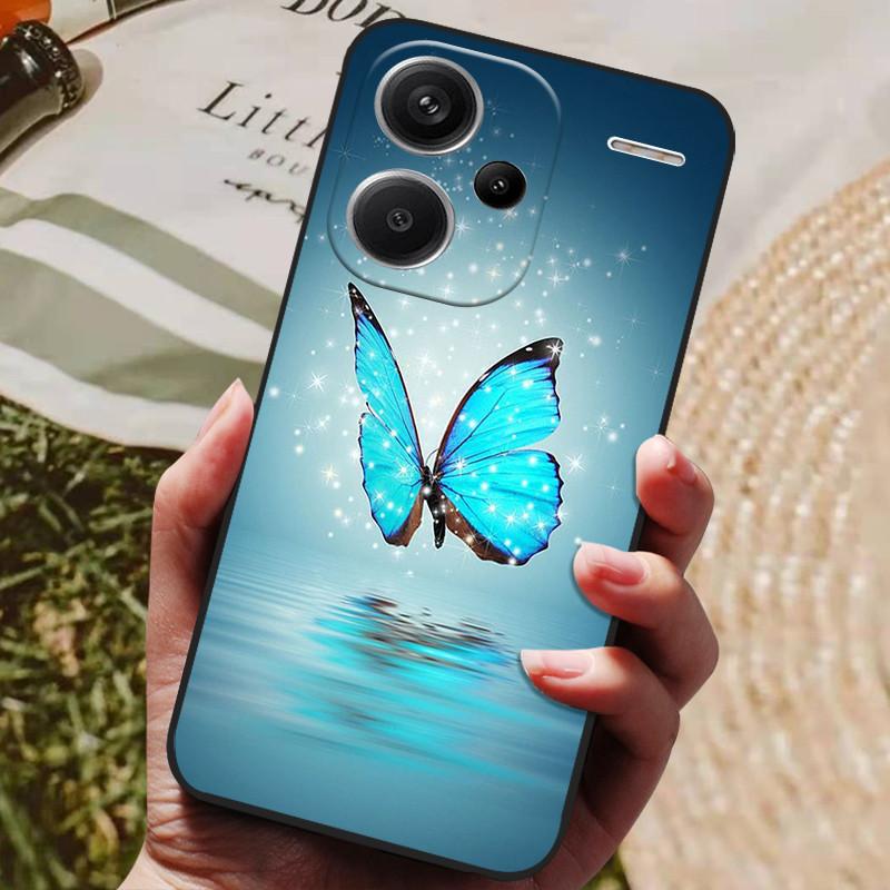 Для Xiaomi Redmi Note 13 Pro Plus Чехол Силиконовая Задняя Крышка Чехол для телефона для Redmi Note13 Pro Plus 13 Pro+ Чехлы Мягкий бампер coque