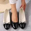 Женские балетки Comfort Ballerina Flat Shoes Женские нескользящие женские мокасины Элегантные банты Flat Women Single Shoes