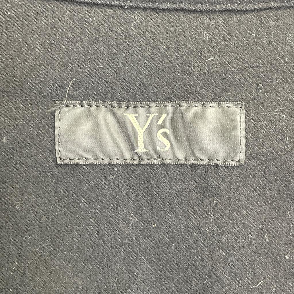 Y's YR-D06-101 ФЛАНЕЛЕВОЕ ПЛАТЬЕ-РУБАШКА С НАГРУДНЫМ КАРМАНОМ платье 1 черныйБ/У