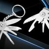 НОВЫЙ Компактный складной мультитул-плоскогубцы из нержавеющей стали с брелоком для ключей, Инструмент для кемпинга, выживания, охоты/ремонта/резки проволоки
