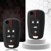 Silikon Avtomobil Kaliti G'ilofi Himoya Qopqog'i Chevrolet Cruze Impala Camaro Garna Equinox Volt Yakista AVEO Impala GMC Terrain uchun