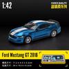 ОСО 1:42 2018 Ford Mustang GT из сплава, модель игрушечного автомобиля, гоночный сплав, серия сборки спортивных автомобилей, стили установки