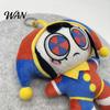 Mini Plush Toy Keyring Clown Keychain for Backpack Cute Stuffed Animal Soft Handbag Pendant Purse Charm Funny Gift Kids Women Fluffy