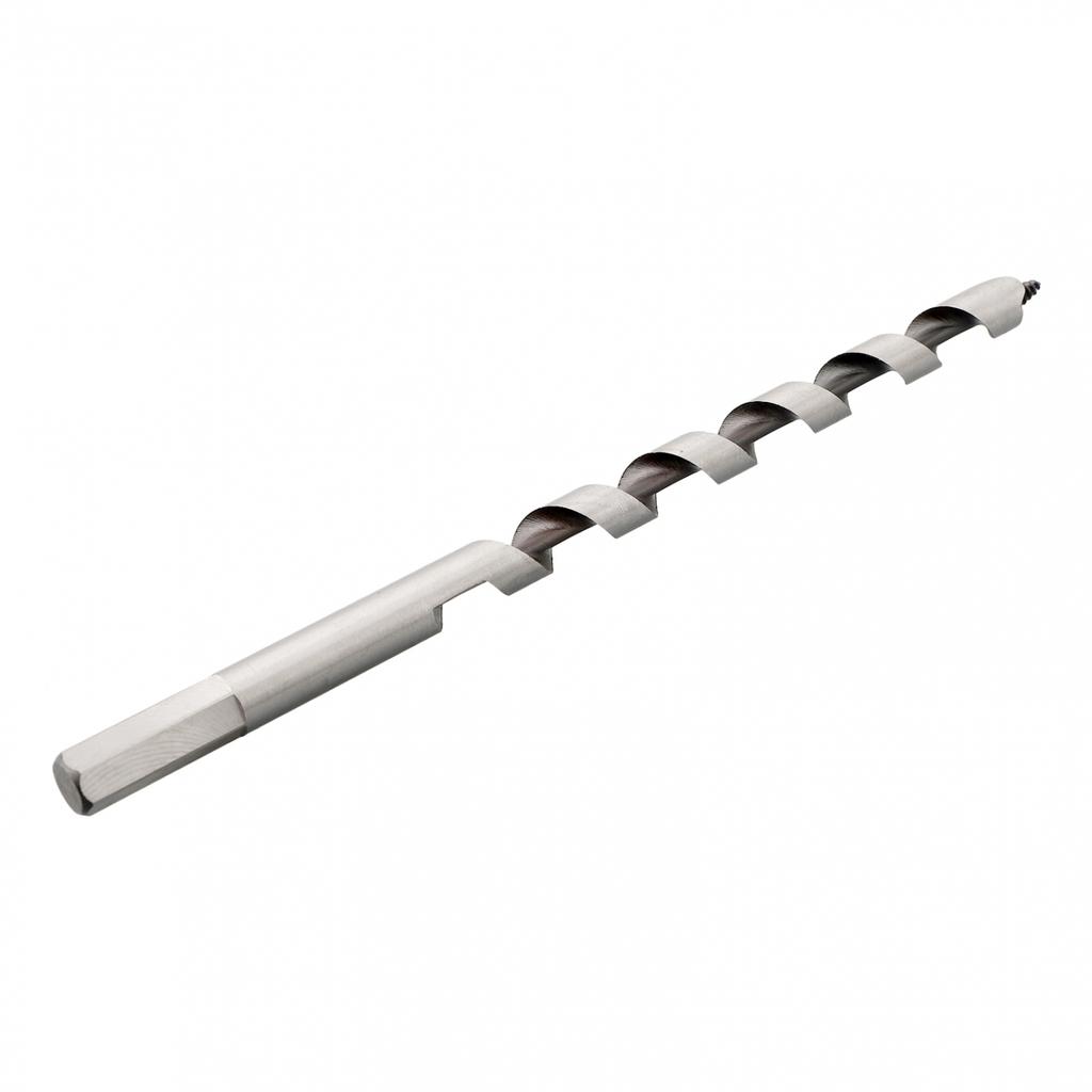 Точное сверление с серебристым сверлом 230 мм длиной для деревообработки, центровое шнековое сверло